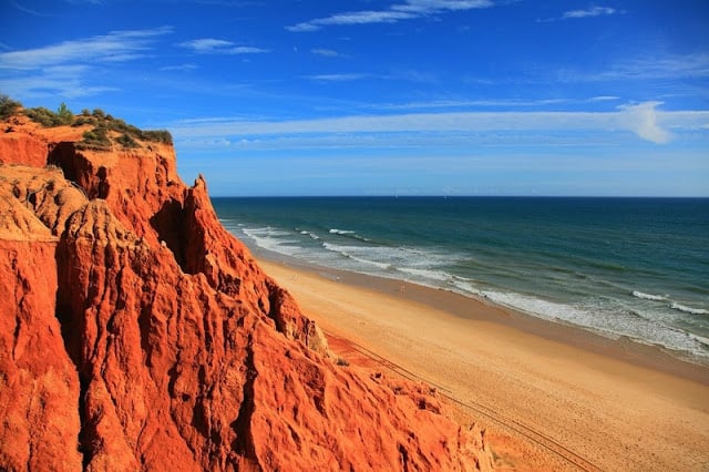 Praia da Falésia em Albufeira