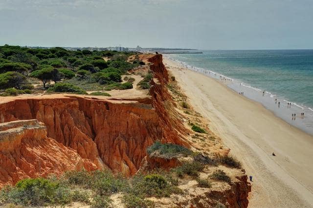 Praia da Falésia em Albufeira